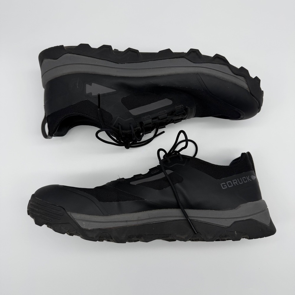 GORUCK Mackall Shoes Mens 13 Black/Gray All Terrain Trail Hiking Outdoor Rucking